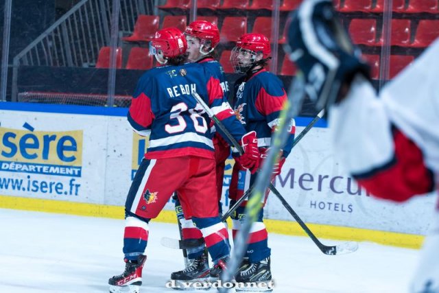 Photo hockey match Grenoble U20 - Caen U20 le 30/10/2022