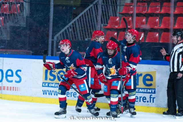 Photo hockey match Grenoble U20 - Caen U20 le 30/10/2022