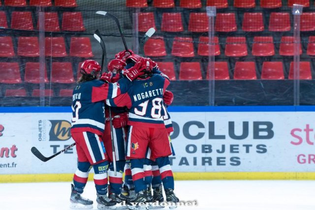 Photo hockey match Grenoble U20 - Caen U20 le 30/10/2022