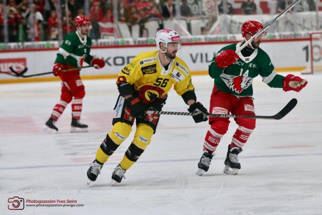 Photo hockey match Lausanne - Bern le 04/11/2022