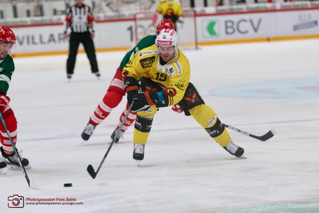 Photo hockey match Lausanne - Bern le 04/11/2022