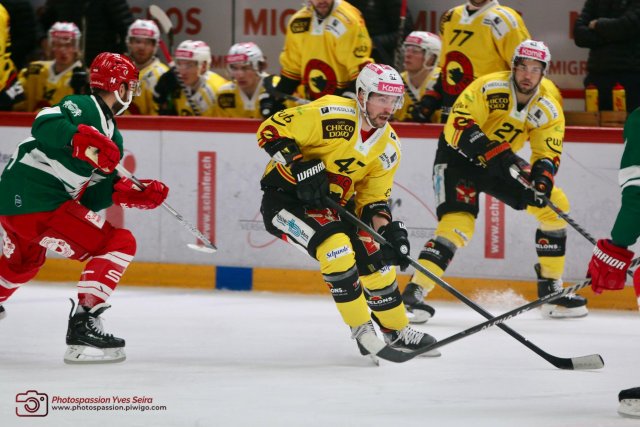 Photo hockey match Lausanne - Bern le 04/11/2022