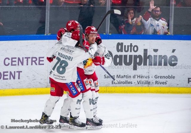 Photo hockey match Grenoble  - Cergy-Pontoise le 04/11/2022