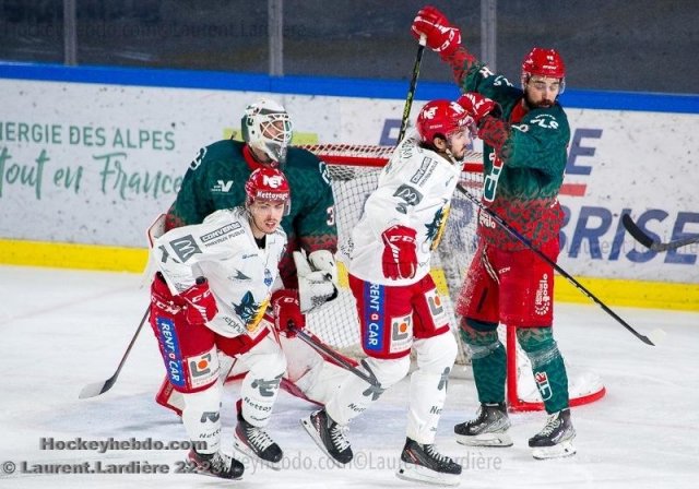 Photo hockey match Grenoble  - Cergy-Pontoise le 04/11/2022
