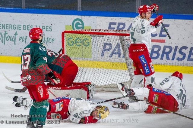Photo hockey match Grenoble  - Cergy-Pontoise le 04/11/2022