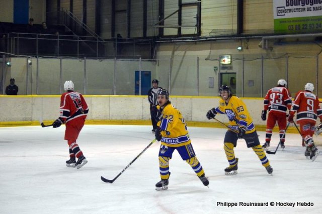 Photo hockey match Dijon  - Compiègne le 05/11/2022