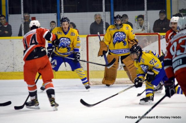 Photo hockey match Dijon  - Compiègne le 05/11/2022