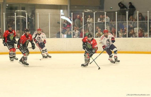 Photo hockey match Nimes - Lyon le 05/11/2022