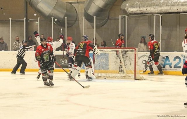 Photo hockey match Nimes - Lyon le 05/11/2022
