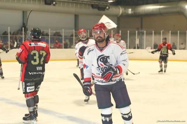 Photo hockey match Nimes - Lyon le 05/11/2022