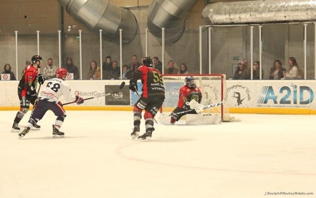 Photo hockey match Nimes - Lyon le 05/11/2022