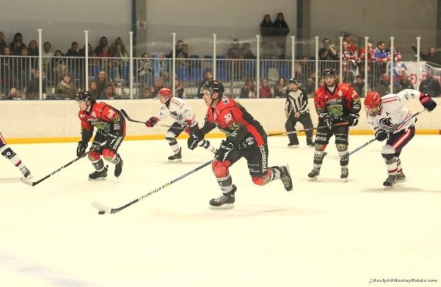 Photo hockey match Nimes - Lyon le 05/11/2022