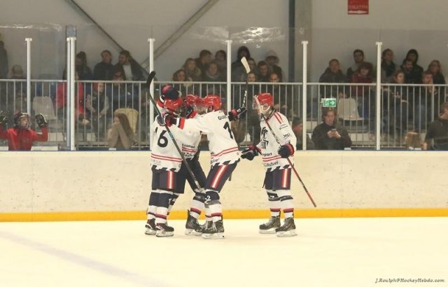 Photo hockey match Nimes - Lyon le 05/11/2022