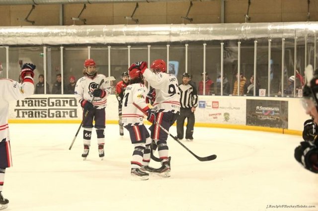 Photo hockey match Nimes - Lyon le 05/11/2022
