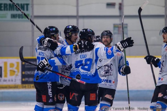 Photo hockey match Clermont-Ferrand - Courchevel-Méribel-Pralognan le 05/11/2022