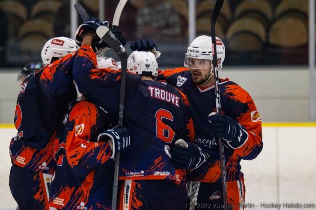 Photo hockey match Clermont-Ferrand - Courchevel-Méribel-Pralognan le 05/11/2022
