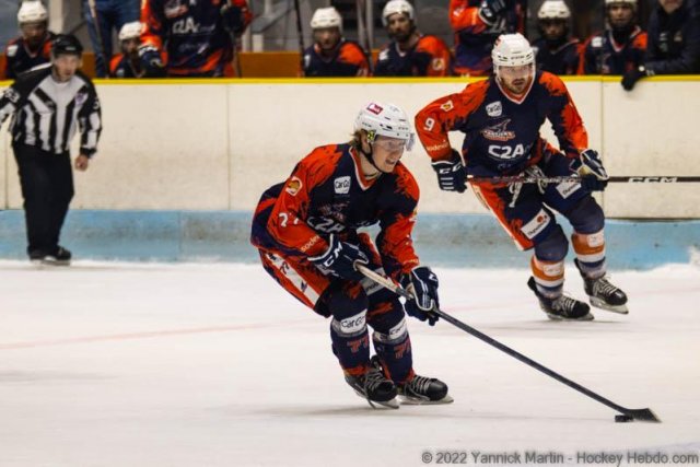 Photo hockey match Clermont-Ferrand - Courchevel-Méribel-Pralognan le 05/11/2022