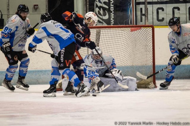 Photo hockey match Clermont-Ferrand - Courchevel-Méribel-Pralognan le 05/11/2022