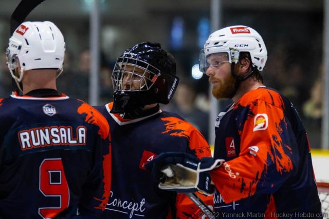 Photo hockey match Clermont-Ferrand - Courchevel-Méribel-Pralognan le 05/11/2022