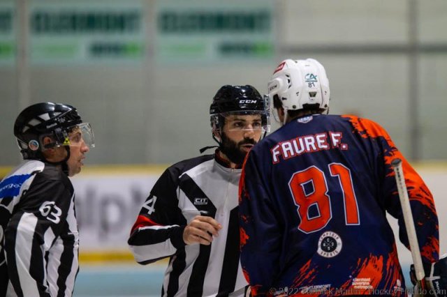 Photo hockey match Clermont-Ferrand - Courchevel-Méribel-Pralognan le 05/11/2022