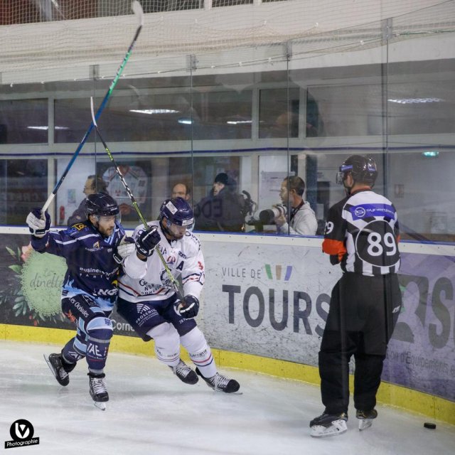 Photo hockey match Tours  - Caen  le 12/11/2022