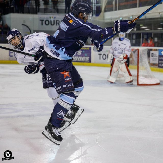 Photo hockey match Tours  - Caen  le 12/11/2022
