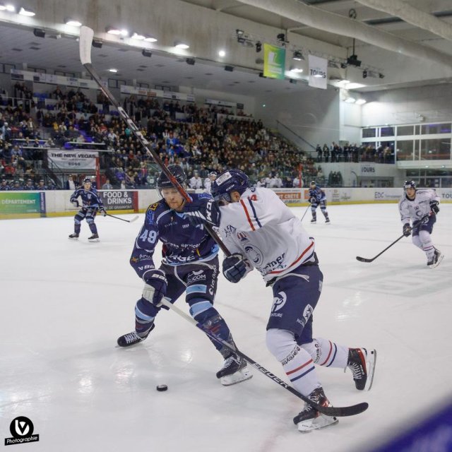 Photo hockey match Tours  - Caen  le 12/11/2022