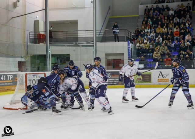 Photo hockey match Tours  - Caen  le 12/11/2022