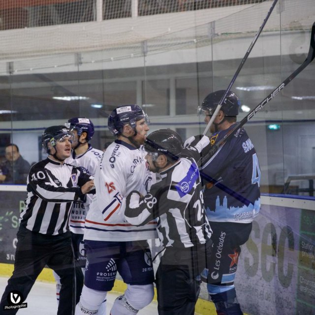 Photo hockey match Tours  - Caen  le 12/11/2022