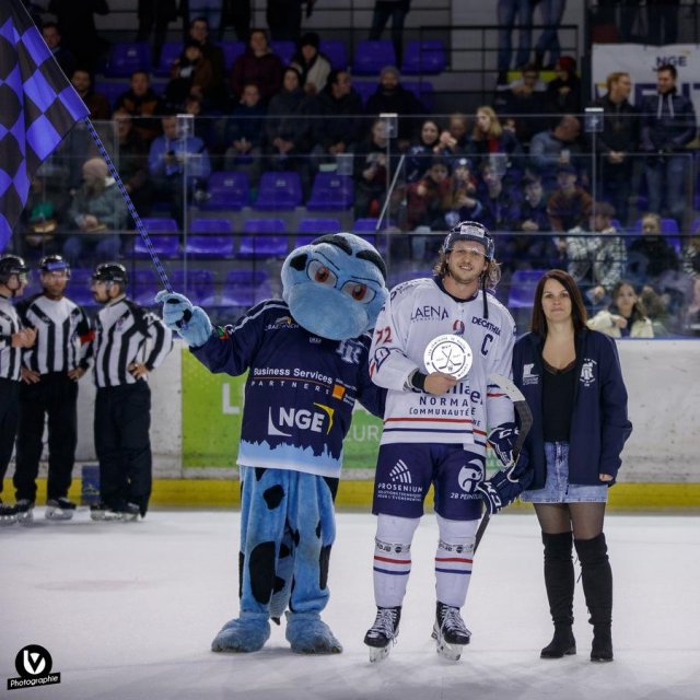 Photo hockey match Tours  - Caen  le 12/11/2022