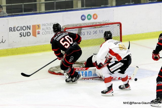 Photo hockey match Nice - Chamonix  le 18/11/2022