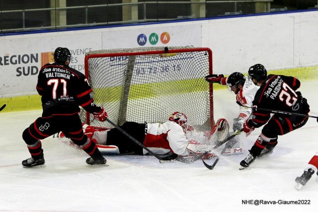 Photo hockey match Nice - Chamonix  le 18/11/2022