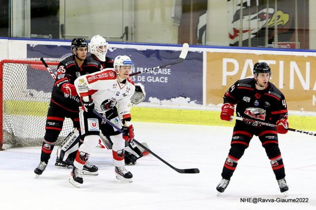 Photo hockey match Nice - Chamonix  le 18/11/2022