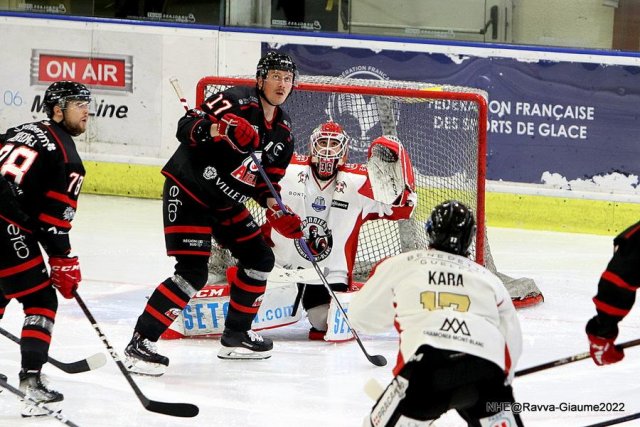 Photo hockey match Nice - Chamonix  le 18/11/2022