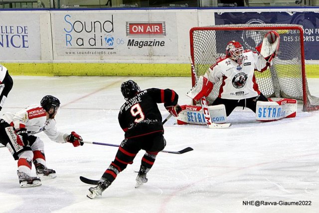 Photo hockey match Nice - Chamonix  le 18/11/2022