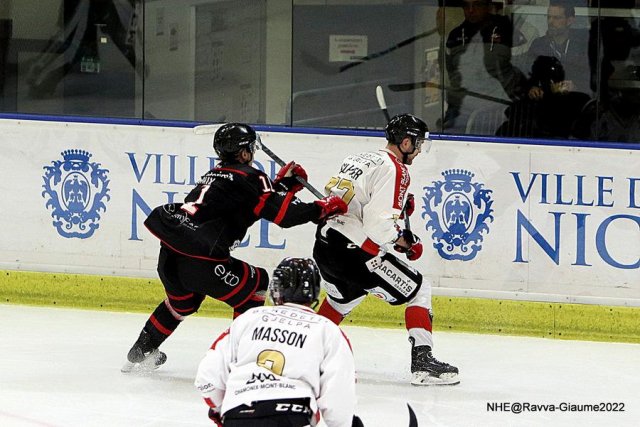 Photo hockey match Nice - Chamonix  le 18/11/2022