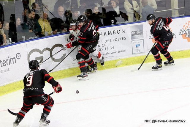Photo hockey match Nice - Chamonix  le 18/11/2022