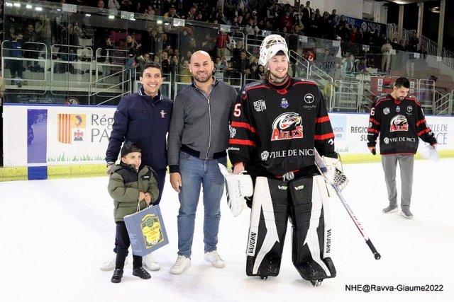 Photo hockey match Nice - Chamonix  le 18/11/2022