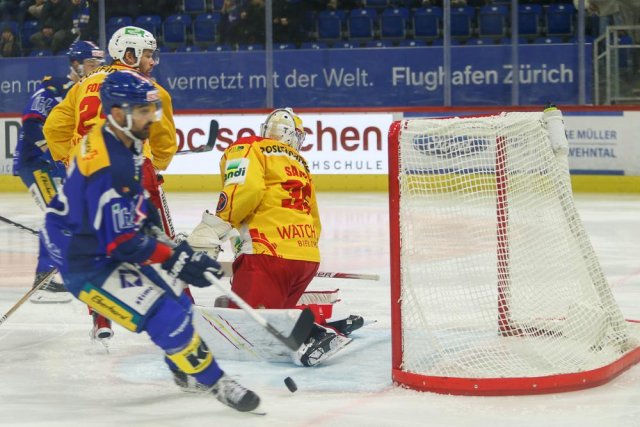 Photo hockey match Kloten - Bienne le 19/11/2022