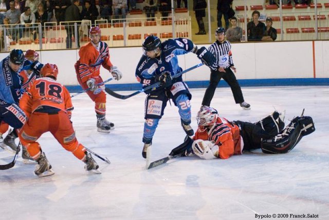 Photo hockey reportage Amical : Angers - Cholet en images