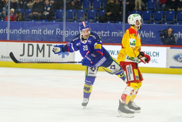 Photo hockey match Kloten - Bienne le 19/11/2022