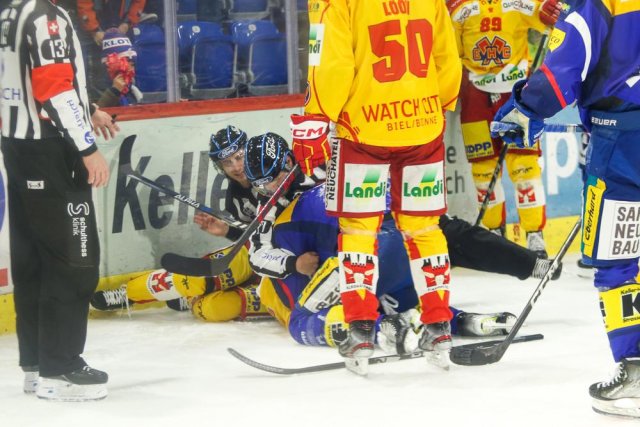 Photo hockey match Kloten - Bienne le 19/11/2022