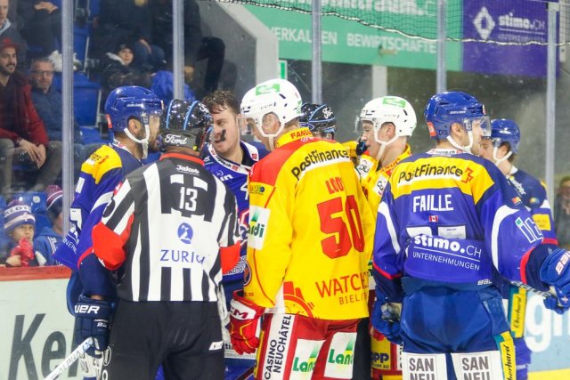 Photo hockey match Kloten - Bienne le 19/11/2022