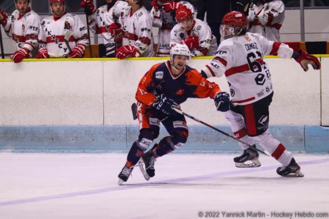 Photo hockey match Clermont-Ferrand - Annecy le 19/11/2022