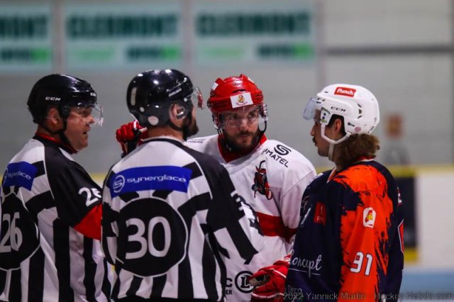 Photo hockey match Clermont-Ferrand - Annecy le 19/11/2022