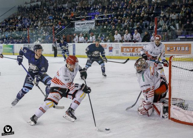 Photo hockey match Tours  - Cholet  le 19/11/2022
