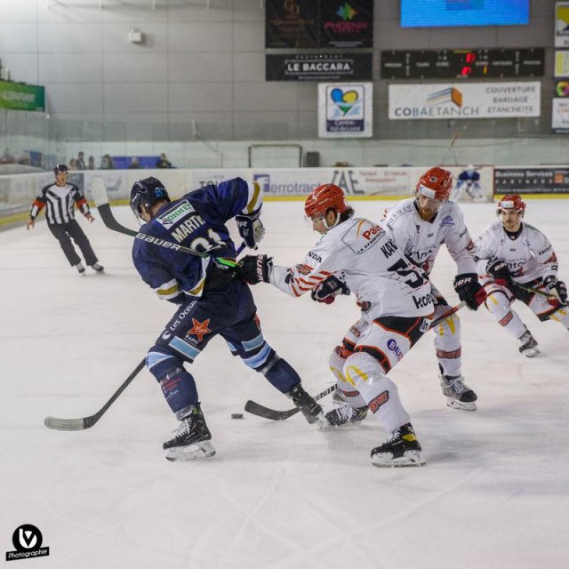 Photo hockey match Tours  - Cholet  le 19/11/2022