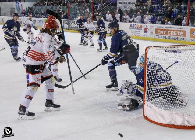Photo hockey match Tours  - Cholet  le 19/11/2022