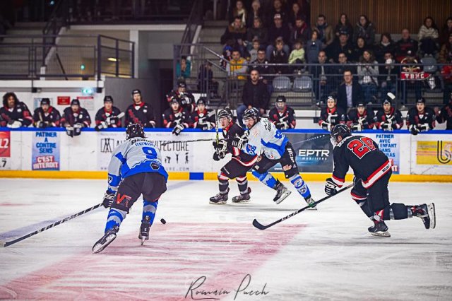 Photo hockey match Toulouse-Blagnac - Courchevel-Méribel-Pralognan le 19/11/2022