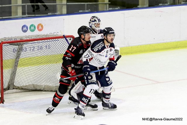 Photo hockey match Nice - Angers  le 27/11/2022